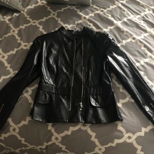 Leather Jacket - Size Small